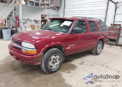 2003 Chevrolet Blazer Ls из США, поврежденный, VIN 1GNDT13X23K181853